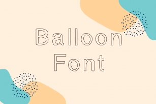 Balloon Font Download
