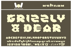 Grizzly and Bear Font Download