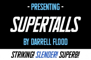 Supertalls Font Download