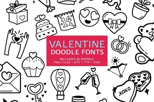 Valentine Doodle Font Download