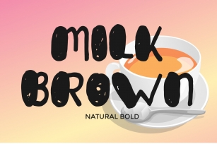 Milk Brown Font Download