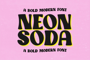 NEON SODA Bold Modern Font Download