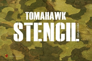 Tomahawk Stencil Font Download