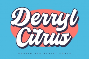 Derryl Citrus Font Download