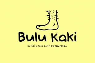 Bulu Kaki Font Download