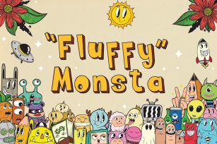 Fluffy Monsta Font Download