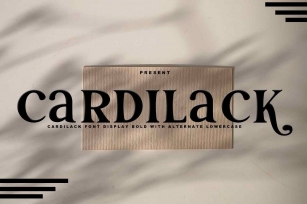 Cardilack Font Download