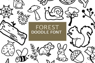 Forest Doodle Font Download