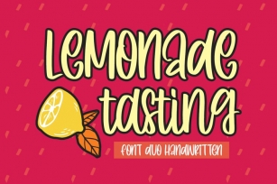 Lemonade Tasting Font Download