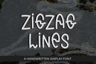 Zigzag lines Font Download