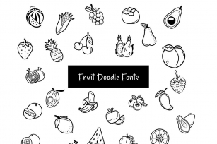 Fruit Doodle Font Download