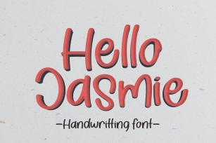 Hello Jasmie Font Download