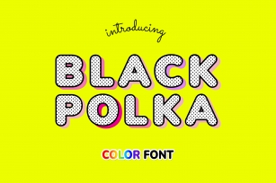 Black Polka Font Download