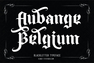 Aubange Belgium Font Download