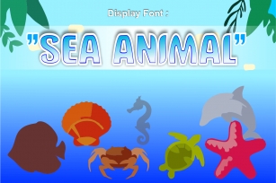 Sea Animal Font Download