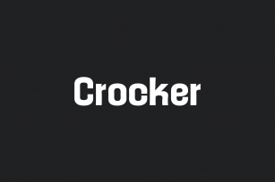 Crocker Font Download