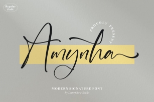Amynha Signature Font Font Download