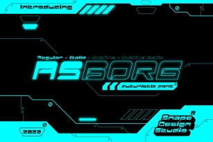Asborg – Futuristic Font Font Download