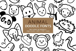 Animal Doodle Font Download