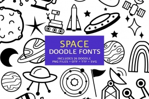 Space Doodle Font Download