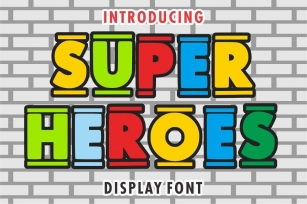 Super Heroes Font Download