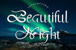 Beautiful Night Font Download