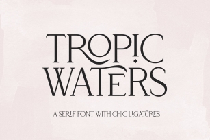 Tropic Waters Font Download