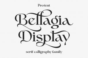 Bellagia Display Font Download