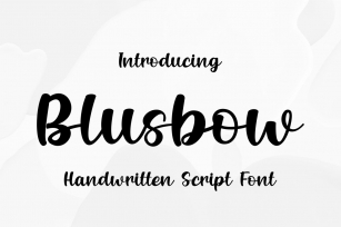 Blusbow Font Download