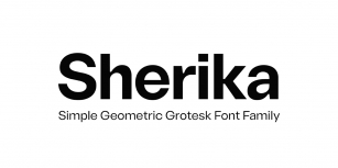 Sherika Extra Bold Font Download