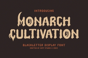 Monarch Cultivation Font Download