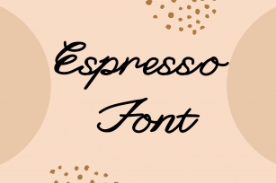 Espresso Font Download