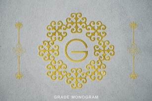 Grade Monogram Font Download
