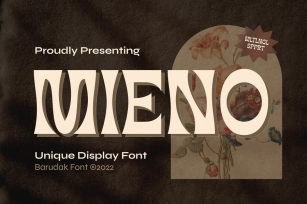 Mieno - Serif Display Font Font Download