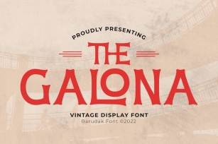 Galona - Serif Display Font Font Download