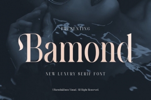 Bamond - Serif Display Font Font Download