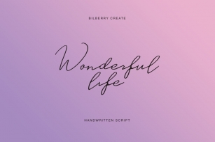 Wonderful Life Font Download