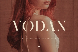 Vodan | Classic Stencil Font Font Download