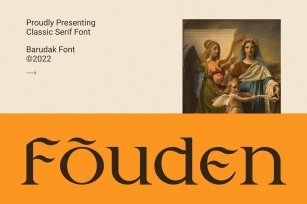 Fouden - Display Serif Font Font Download