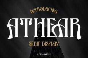 Athear Serif Display Font Font Download