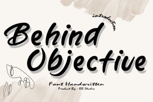 Behind Objective Font Download
