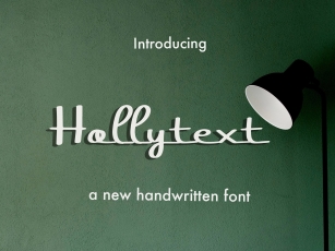 Hollytext Font Download
