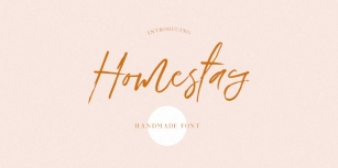 Homestay Brush Font Download