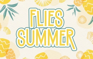 Flies Summer Font Download