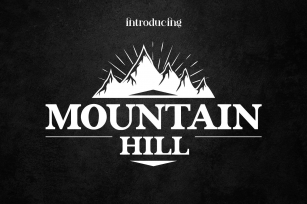 Mountain Hill Font Download