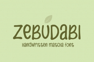 Zebudabi Font Download