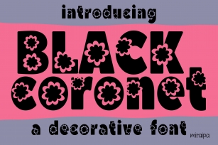 Black Coronet Font Download
