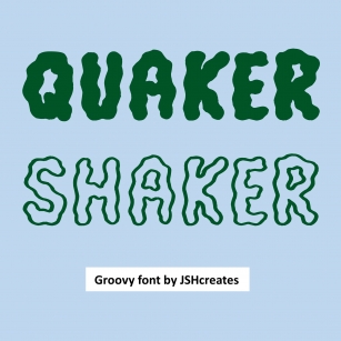 Quaker Shaker Font Download