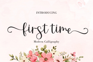 First time Font Download