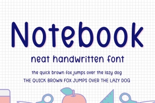 Notebook Font Download